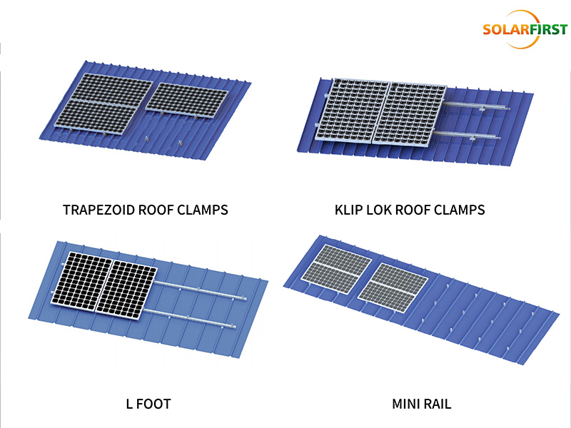 Suporte de telhado solar