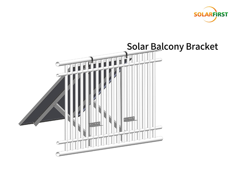 Suporte de varanda solar