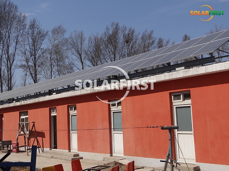 Suporte de telhado de aço de 20 kWp na China