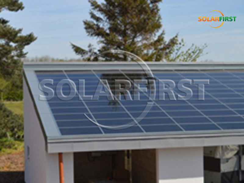 Teto transparente BIPV de 100㎡ no Reino Unido