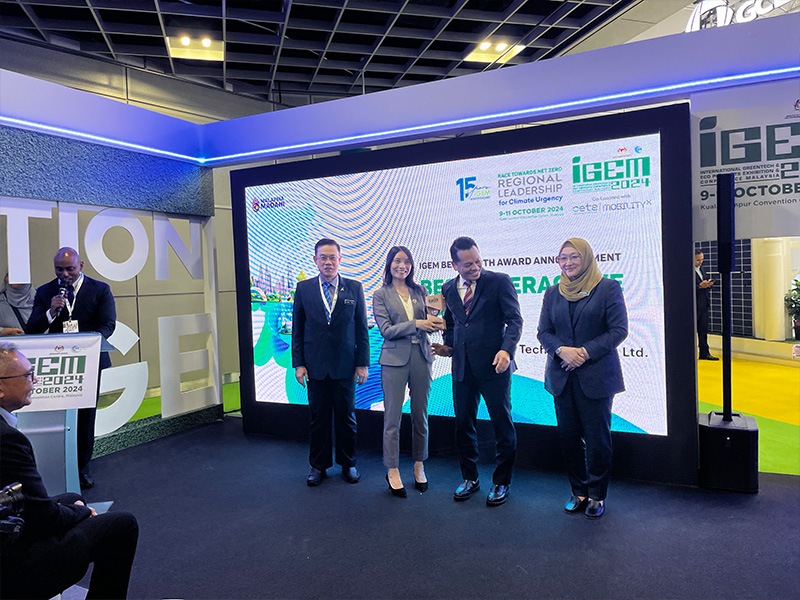 SOLAR FIRST homenageada como 'MELHOR VENCEDOR DE ESTANDE INTERATIVO' na IGEM 2024