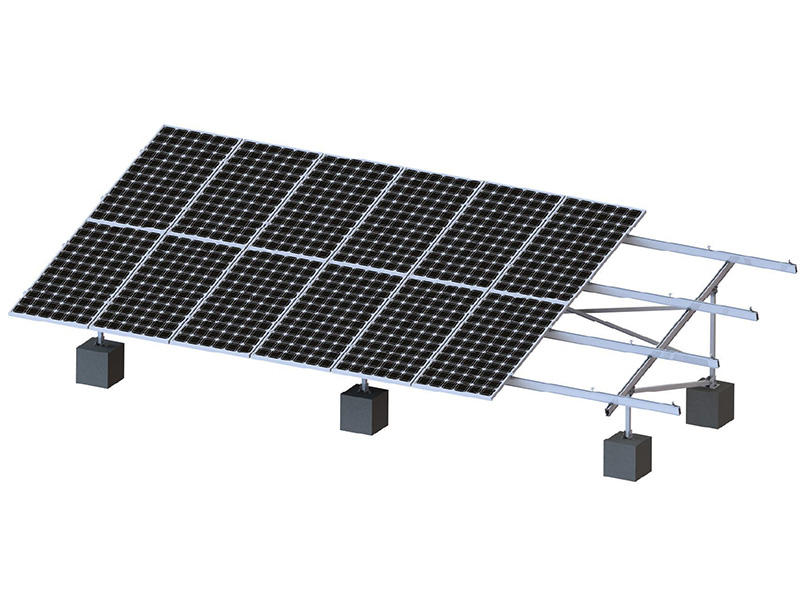 Utility-scale ground mount for solar farms with HDG steel and Zn-Al-Mg coated steel options