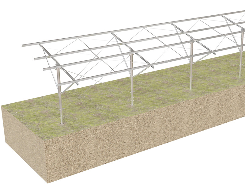 Installation Video of Ground Mount（Cast in Place）