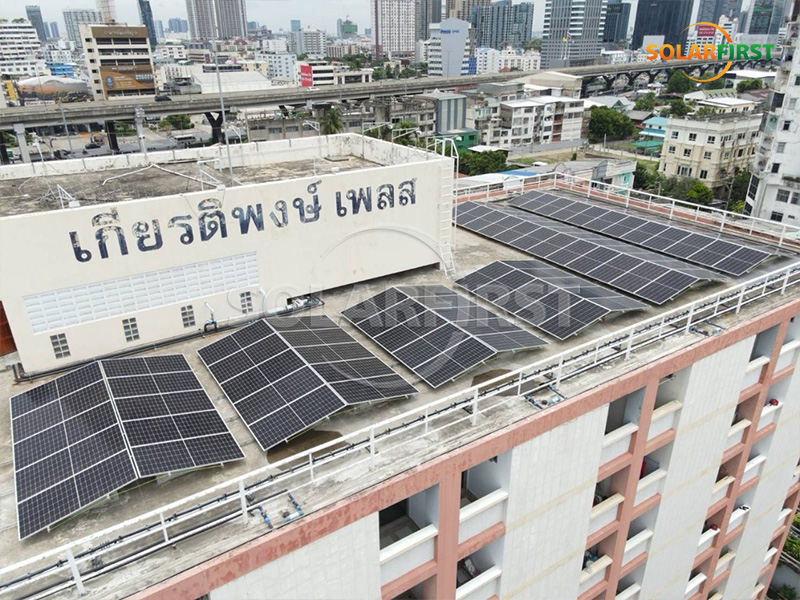 113KWp Concrete Roof Mount in Thailand
