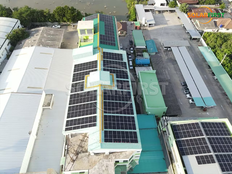 1.5MWp Metal Roof Mount in Thailand