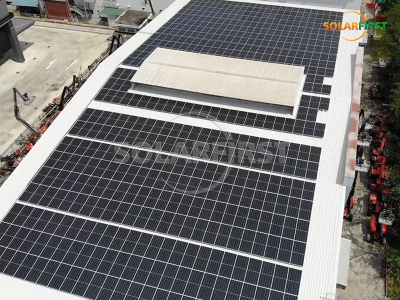 1.5MWp Metal Roof Mount in Thailand Singapore