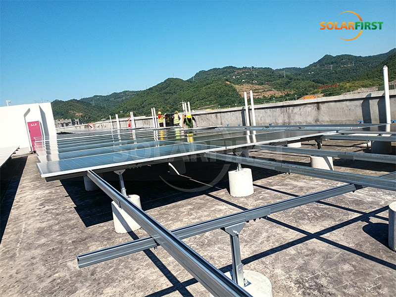 #5MWp Concrete Roof Mount in China